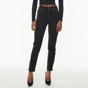 ARITZIA DENIM FORUM THE YOKO HIGH RISE SLIM 28L 30x27